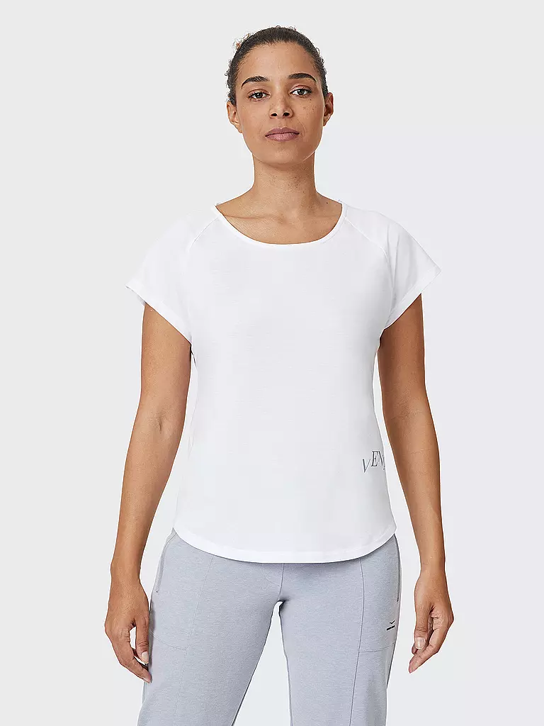 VENICE BEACH | Damen Fitnessshirt Weylyn | weiss