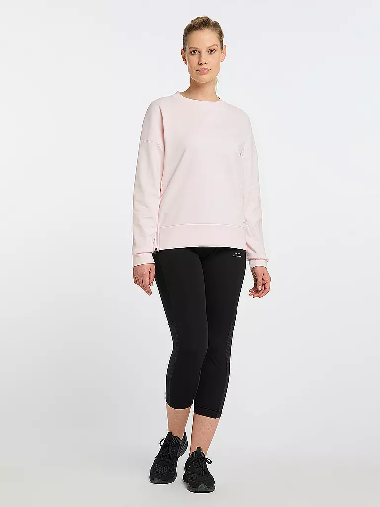 VENICE BEACH | Damen Fitnesssweater Emma | rosa