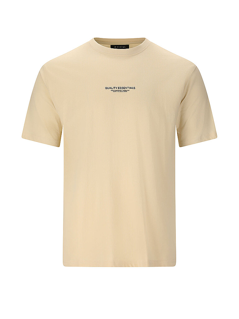 VIRTUS Shirt Idan Graphic Creme