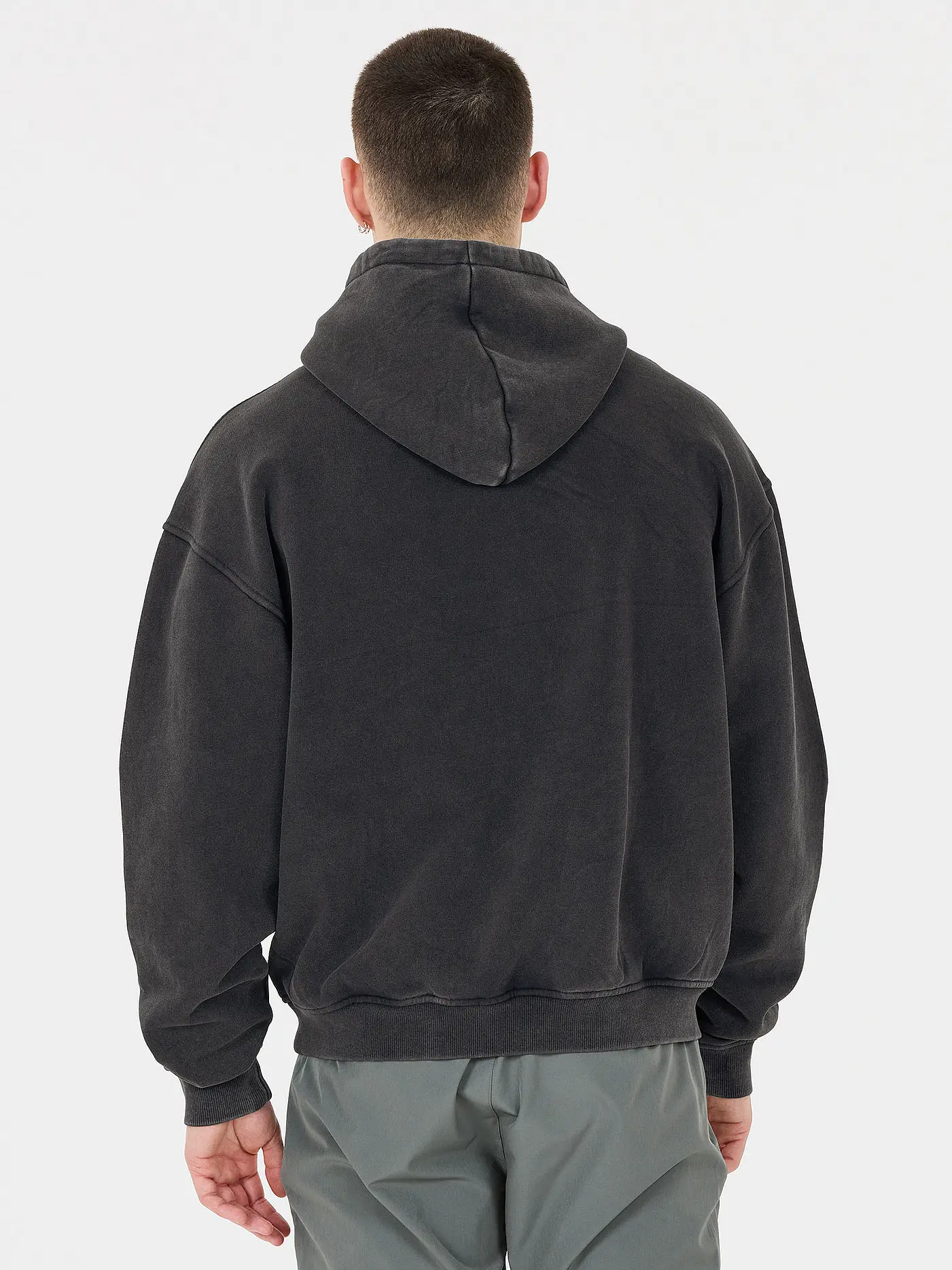 VIRTUS | Herren Hoodie LLyod Washed | schwarz