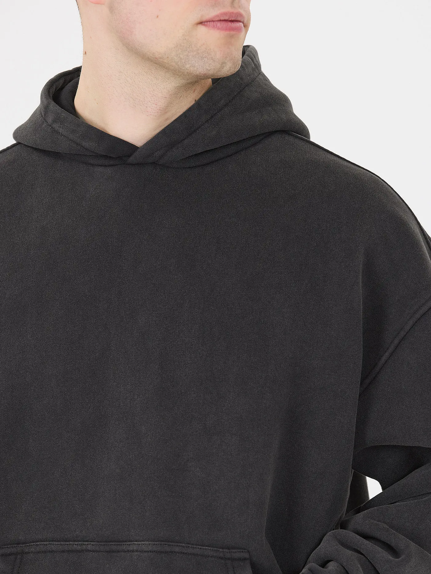 VIRTUS | Herren Hoodie LLyod Washed | schwarz