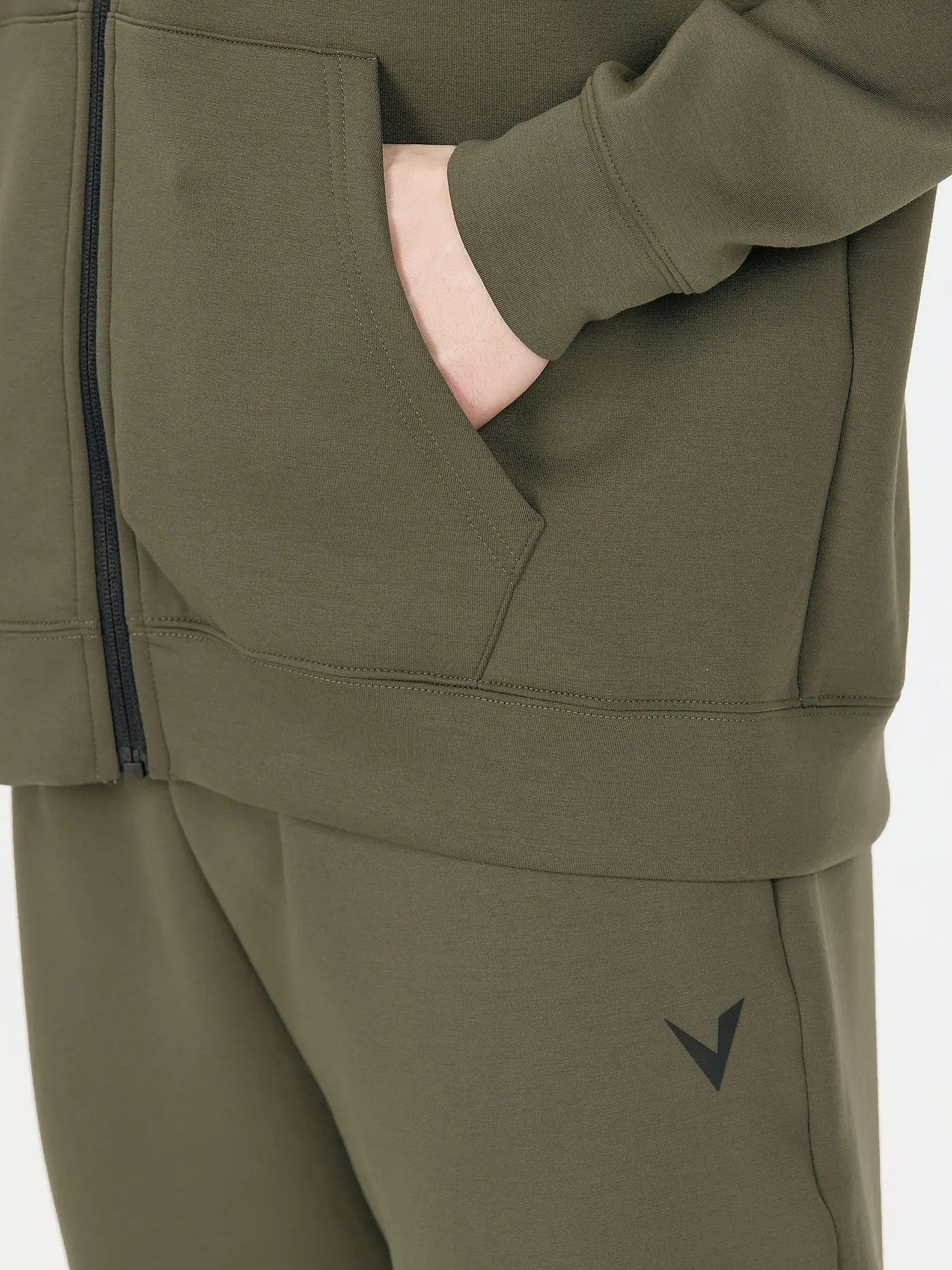 VIRTUS | Herren Kapuzenjacke Taro | dunkelgrün