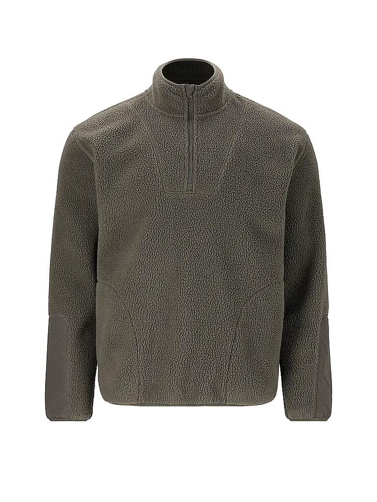 VIRTUS | Herren Sweater Fleece 1/2 Zip | Dunkelgrün