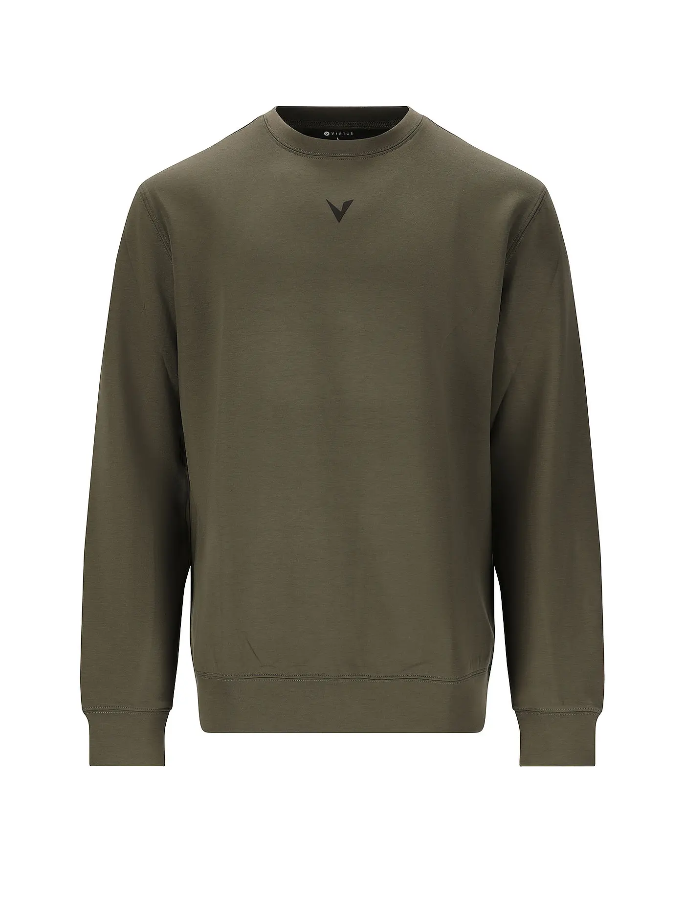 VIRTUS | Herren Sweater Taro Crew | dunkelgrün