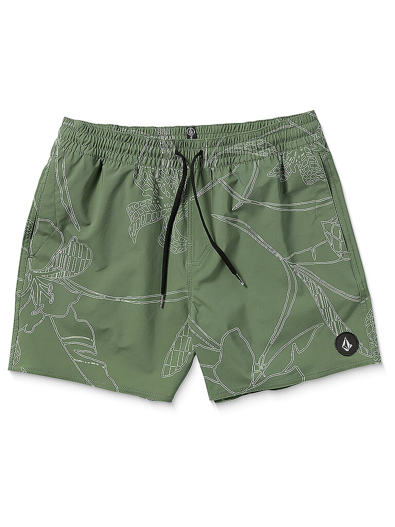 VOLCOM Herren Badeshort Lido Print Trunk 16 olive | S