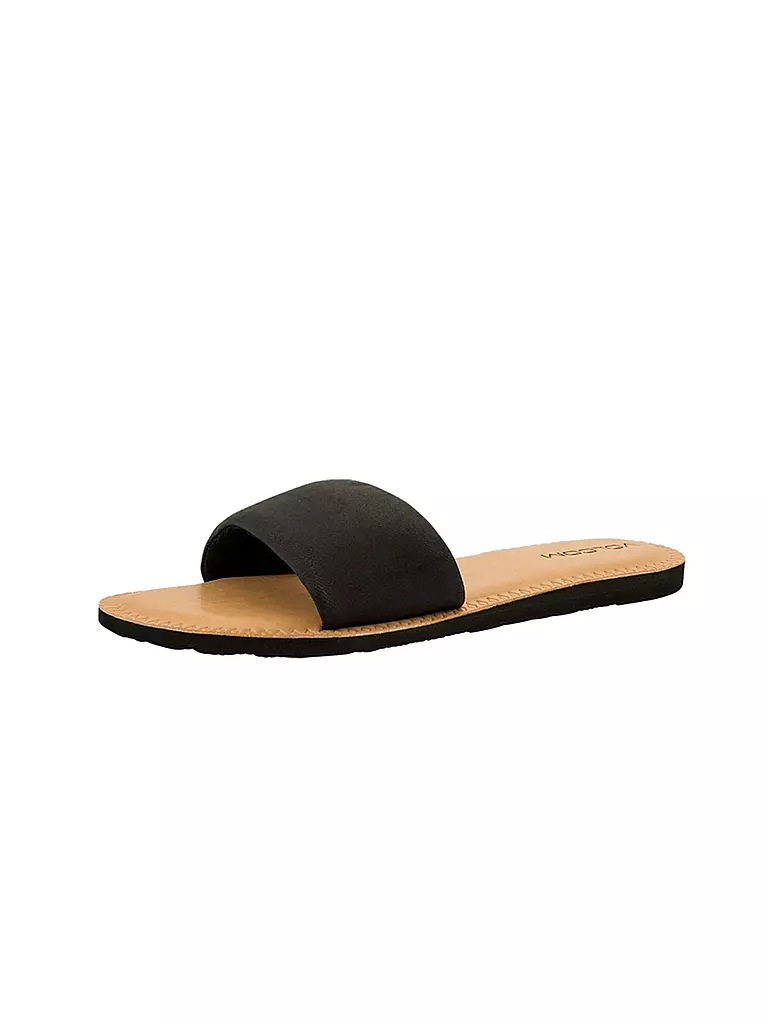 VOLCOM | Damen Badepantoffeln Simple Slide | schwarz