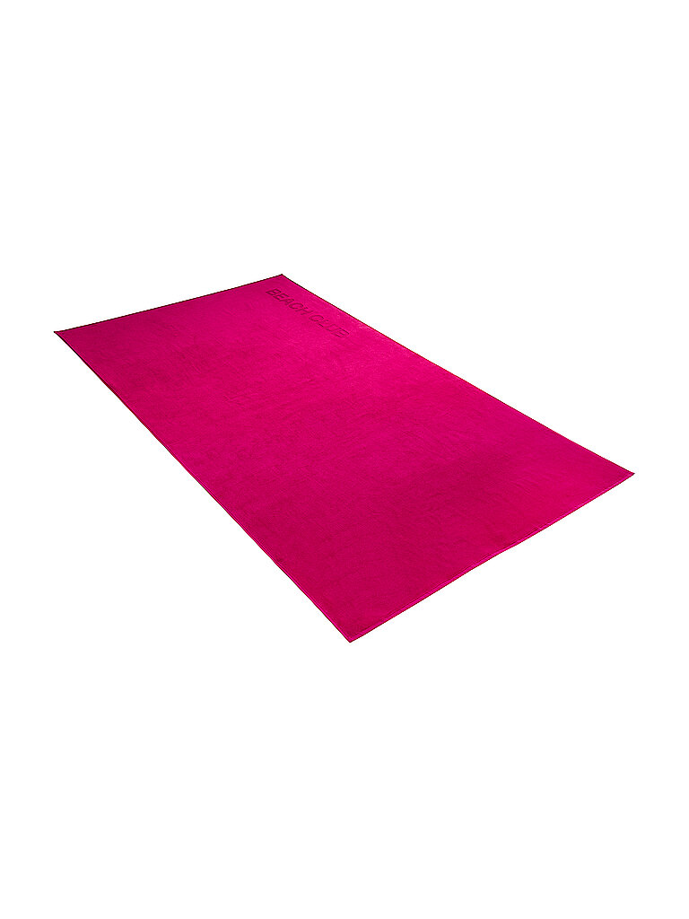 Velour-Strandtuch Beach Club 100x180cm beere W