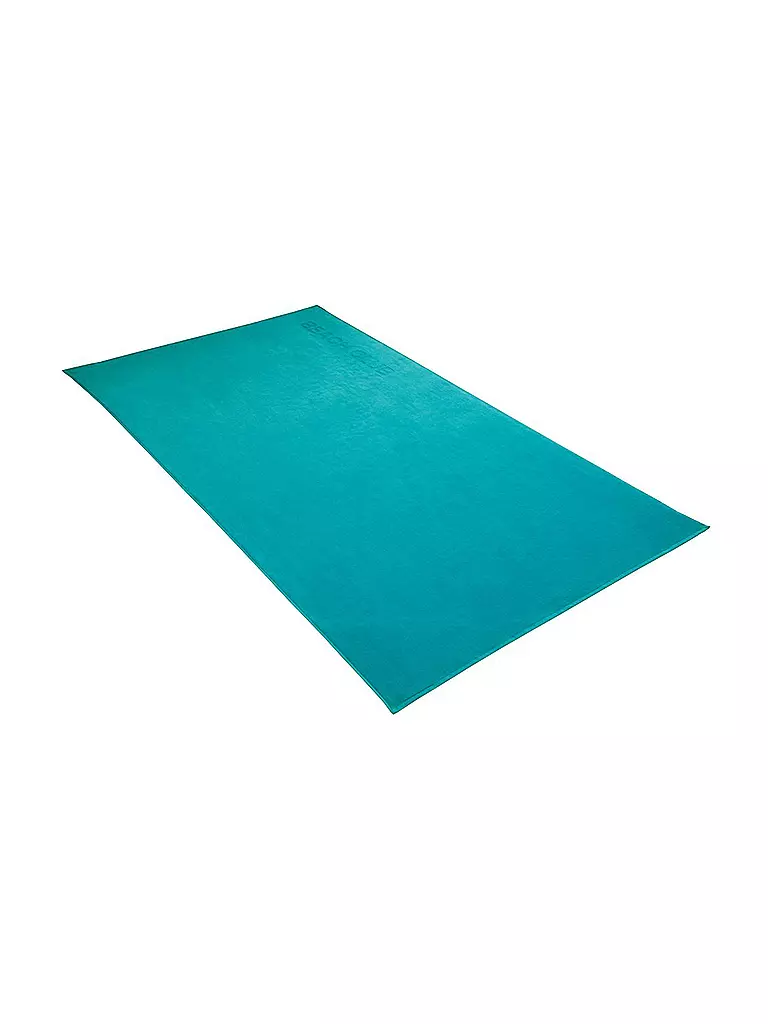 VOSSEN | Velour-Strandtuch "Beach Club" 100x180cm | blau