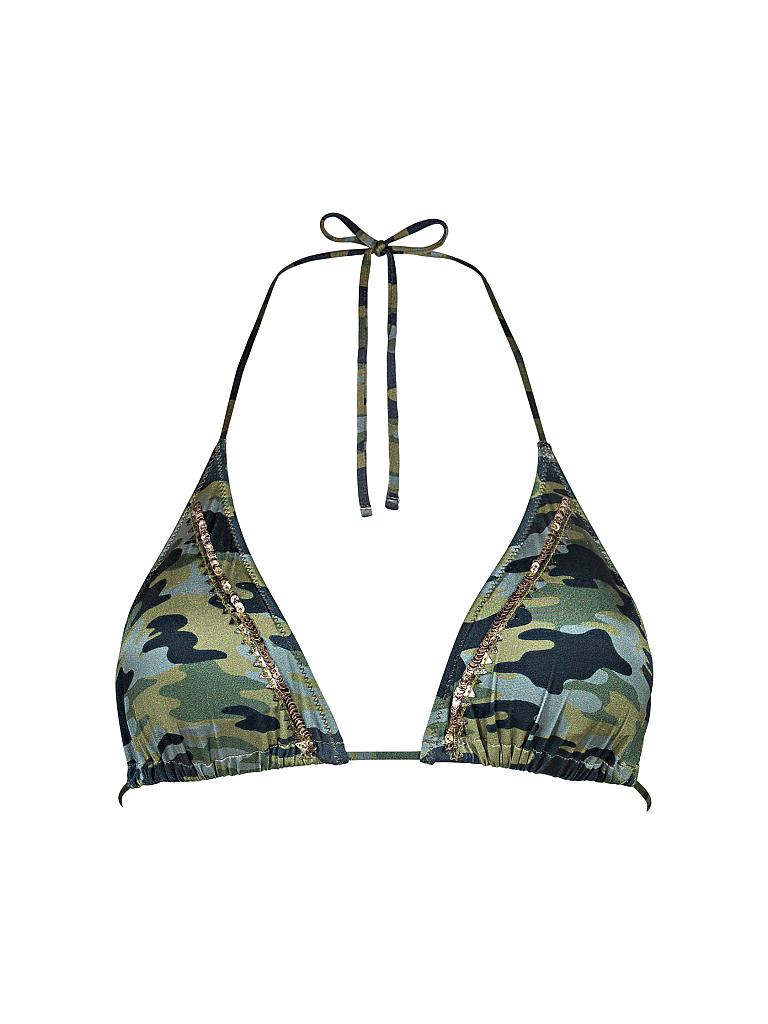 WATERCULT | Damen Bikinioberteil Camo Luxe | 