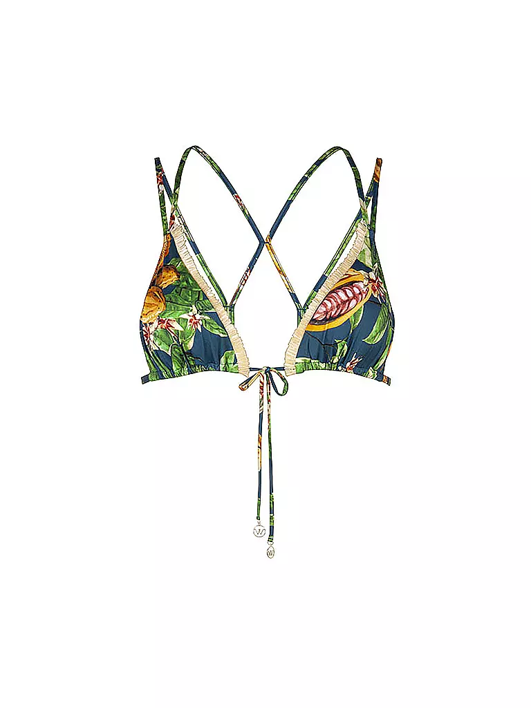 WATERCULT | Damen Bikinioberteil Cocoa Tropics | grün