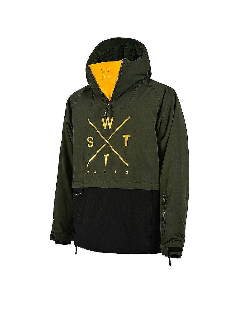 WATTS Herren Ski Schlupfjacke  1Method W dunkelgrün | M