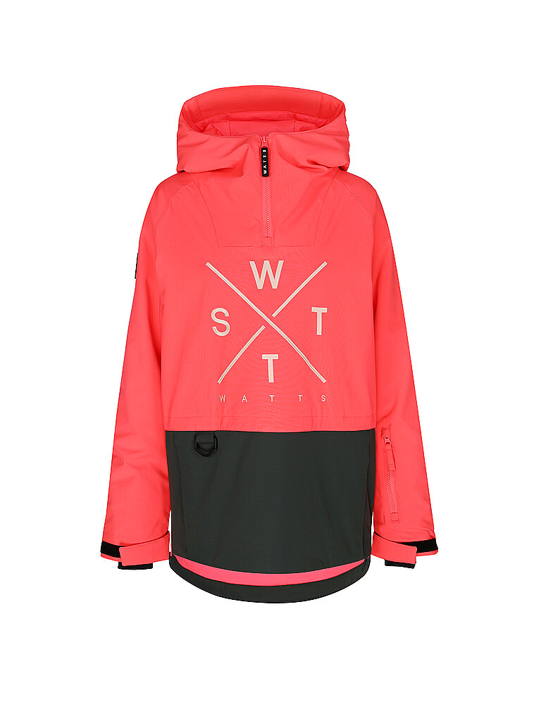WATTS Damen Ski Schlupfjacke Metodg rot | S
