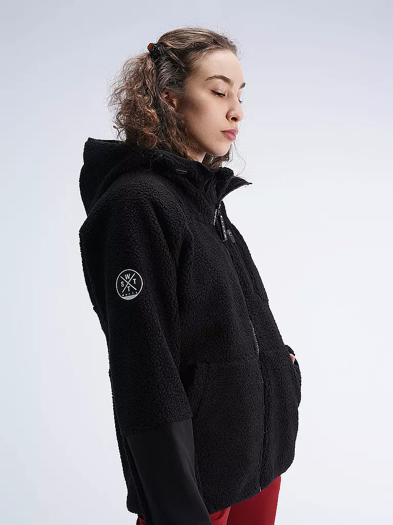 WATTS | Damen Fleecejacke | schwarz