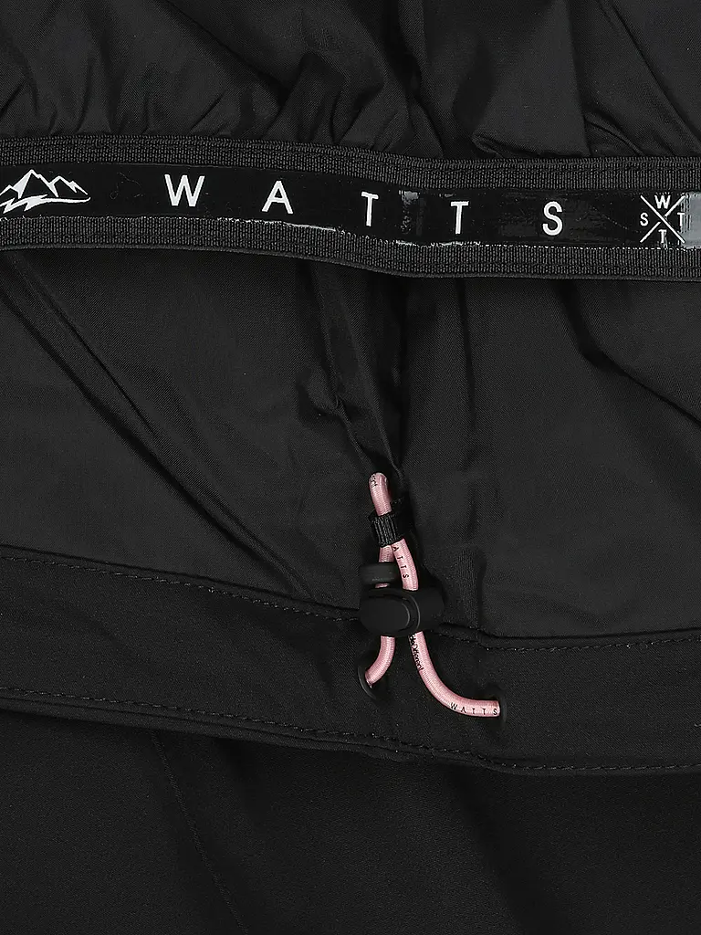 WATTS | Damen Skijacke X-Ice | Schwarz
