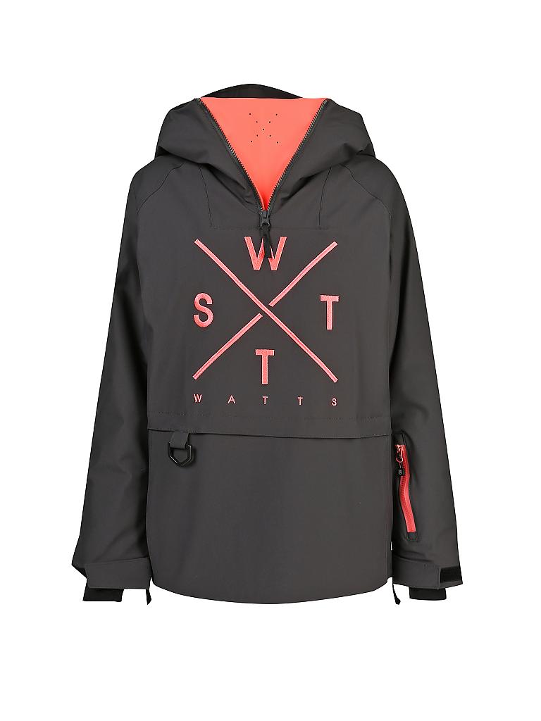 WATTS | Damen Snowboard-Schlupfjacke Metod | grau