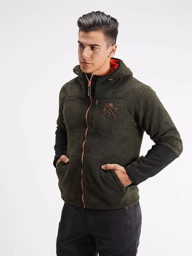 WATTS | Herren Fleecejacke | olive