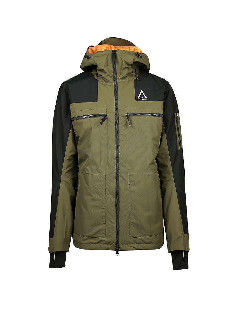 WEARCOLOUR | Herren Snowboardjacke Frame | grün