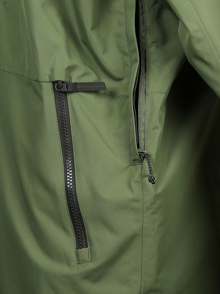WEARCOLOUR | Herren Snowboardjacke Grid | grün