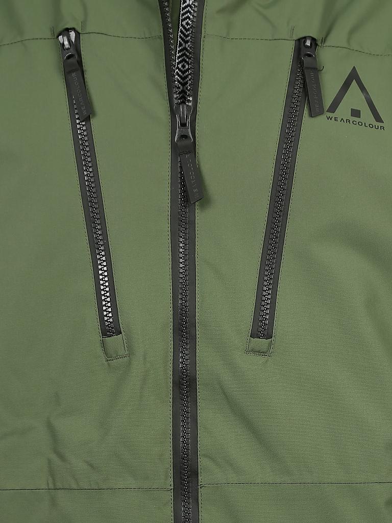 WEARCOLOUR | Herren Snowboardjacke Grid | grün