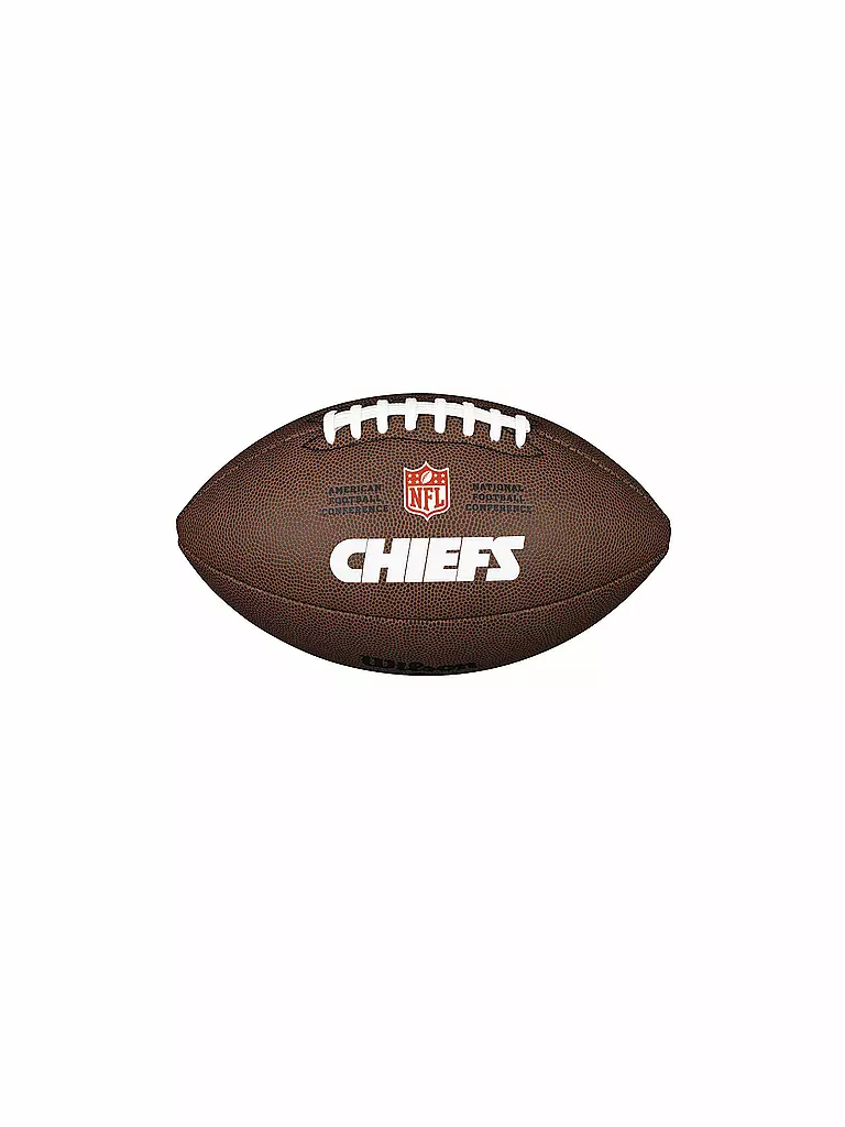 WILSON | American Football NFL Lizenzball Kansas City Chiefs | braun