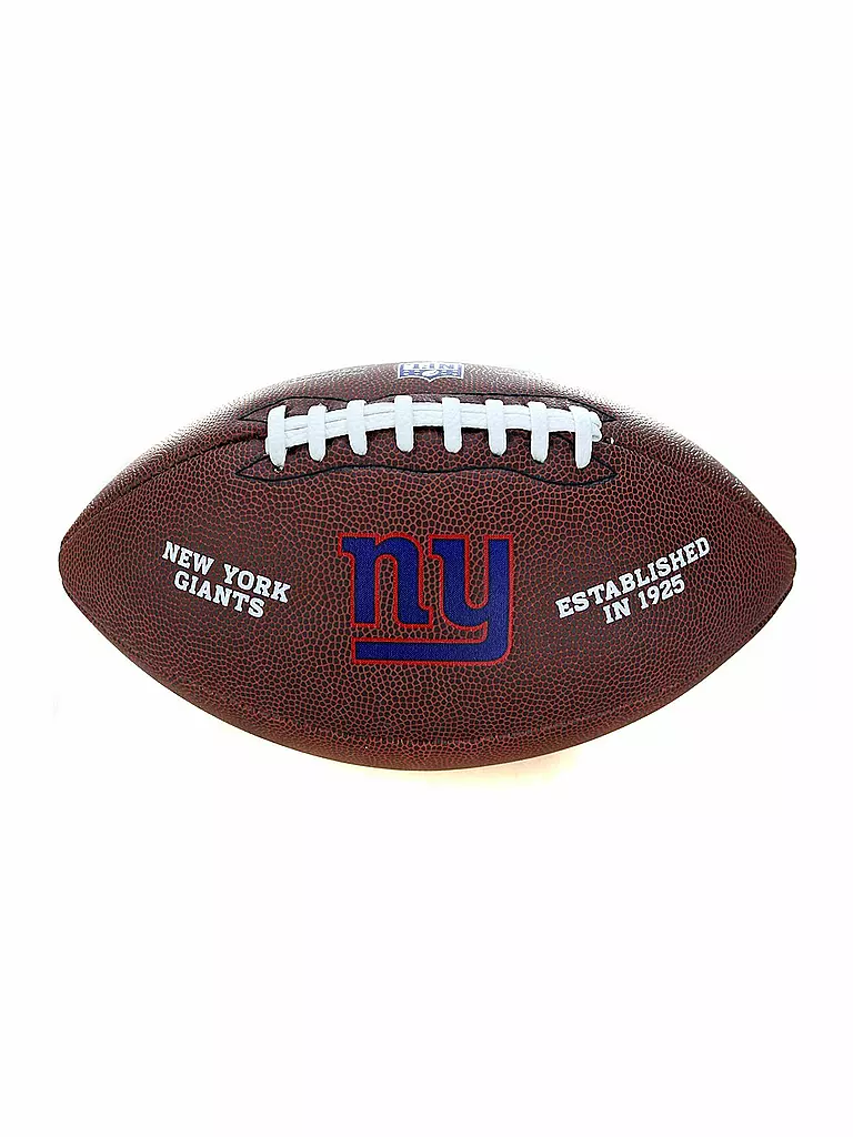 WILSON | American Football NFL Lizenzball New York Giants | braun