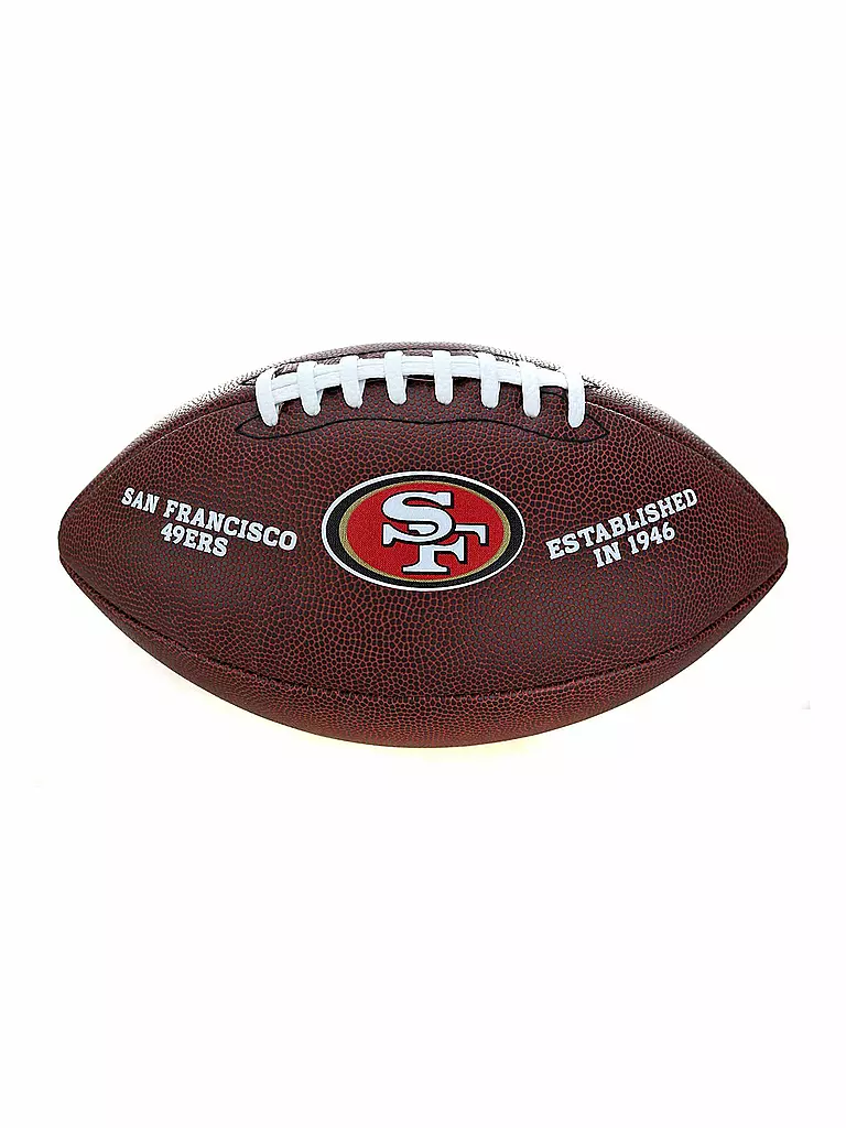 WILSON | American Football NFL Lizenzball San Francisco 49ers | braun