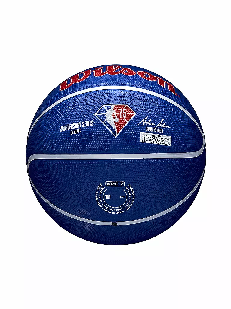 WILSON | Basketball NBA 75th Anniversary Series Outdoor | blau