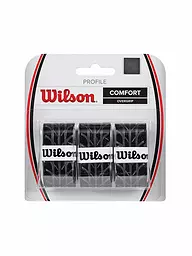 WILSON | Tennisovergrips Profile 3er Pkg. | schwarz