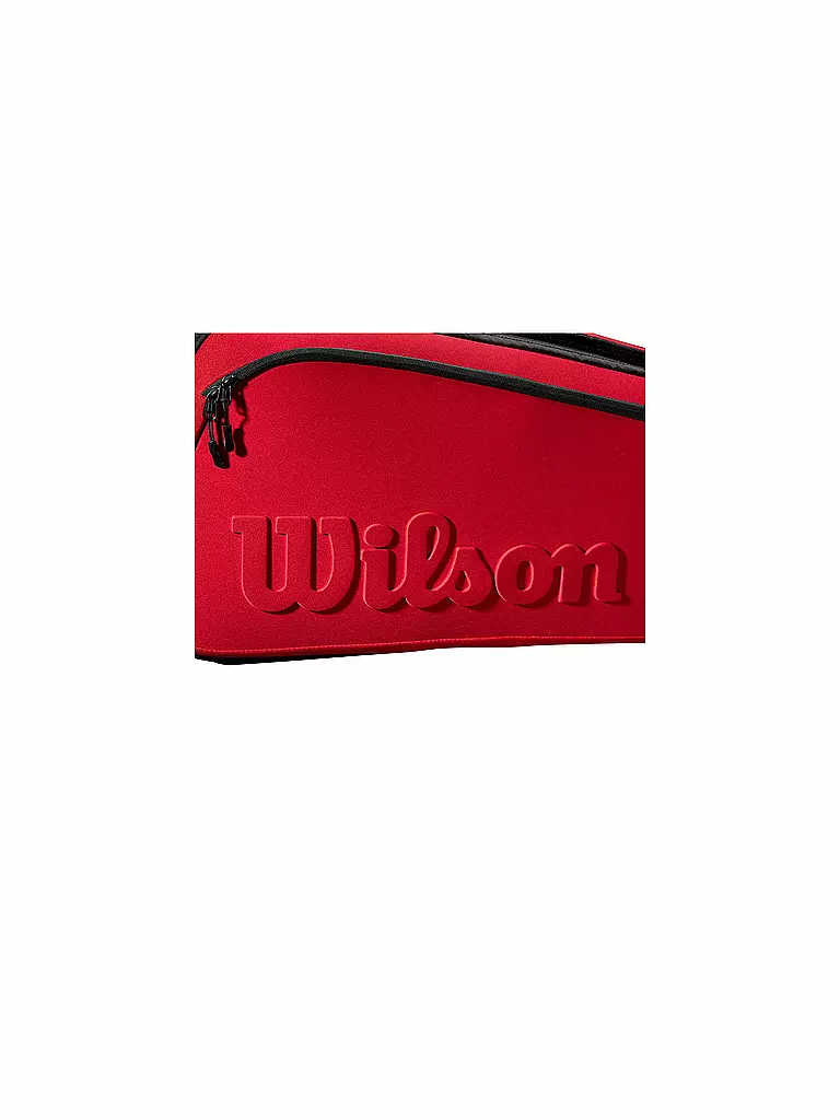WILSON | Tennistasche Clash v2 Super Tour 9er Pack | rot