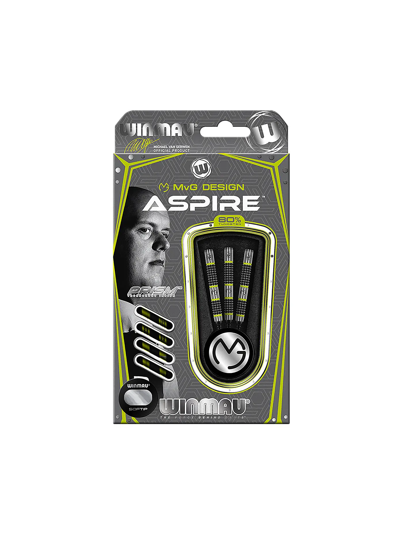 WINMAU | Softdart-Pfeile MvG Aspire 20g | grün