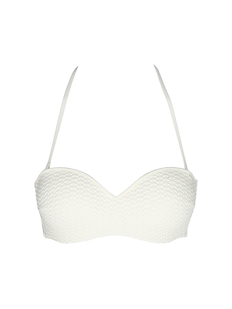 Damen Bikinioberteil Bandeau creme 75C W