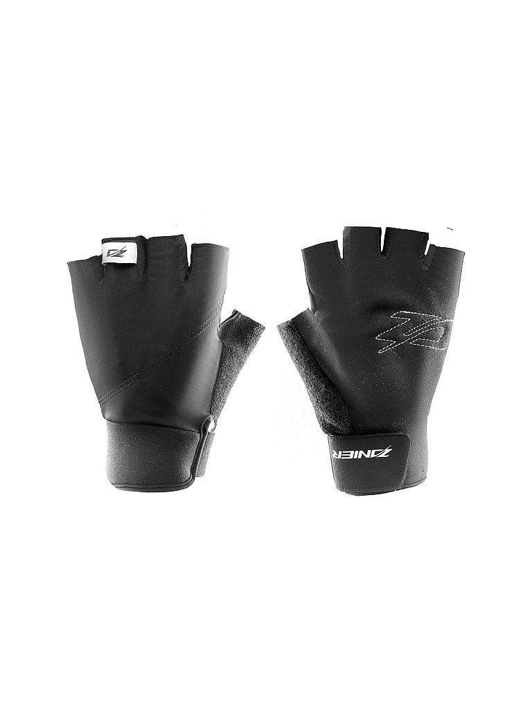 Zanier Kletterhandschuhe Kurzfingerhandschuh Stretch Schwarz