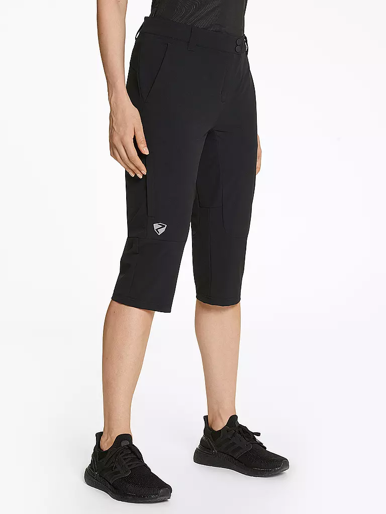 ZIENER | Damen Radhose Nestla X-Funktion 3/4 | schwarz