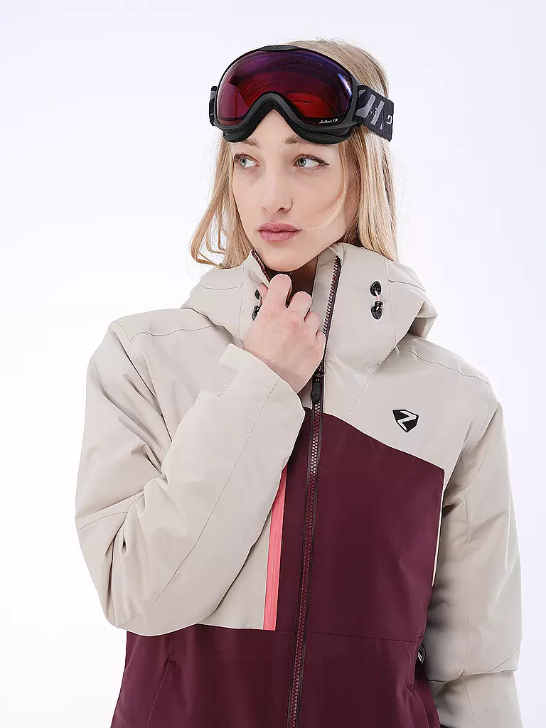 ZIENER | Damen Skijacke Tayara | dunkelrot
