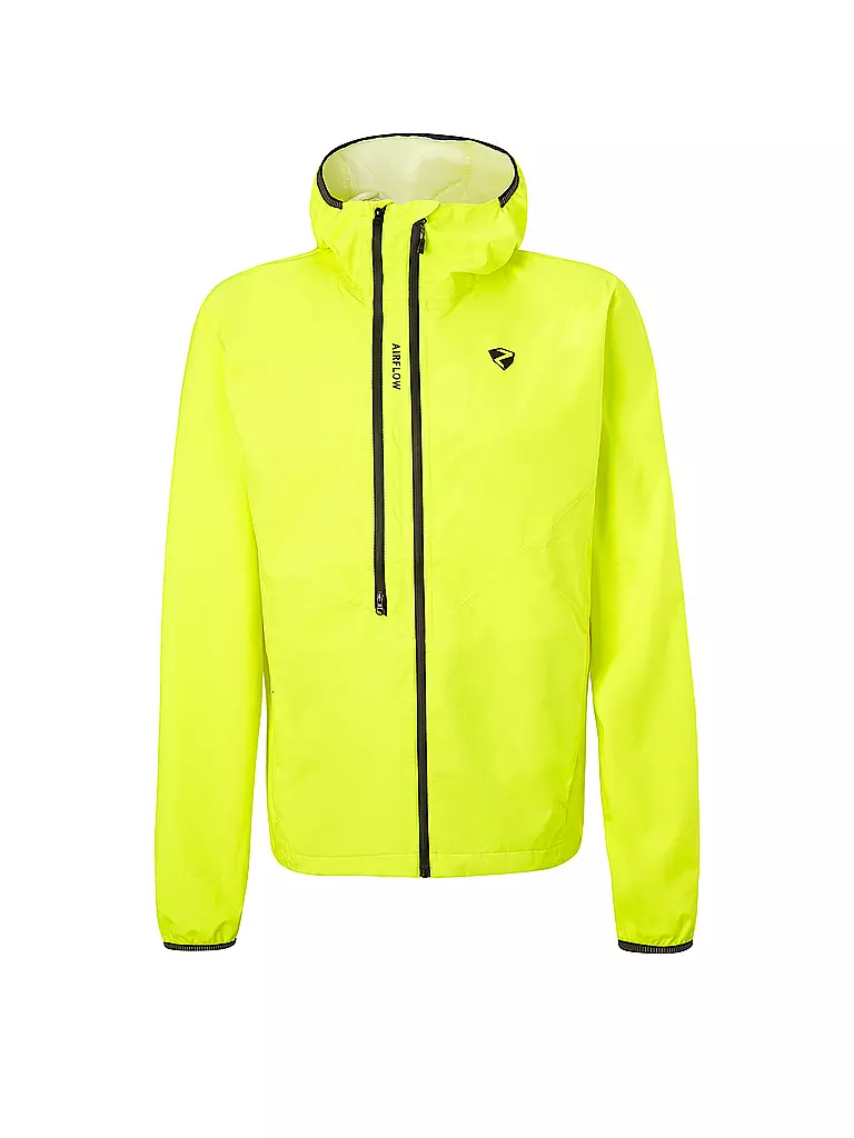 ZIENER | Herren Rad Regenjacke Naron | gelb