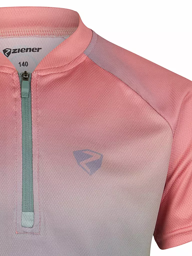ZIENER | Kinder Radtrikot Nestel | bunt